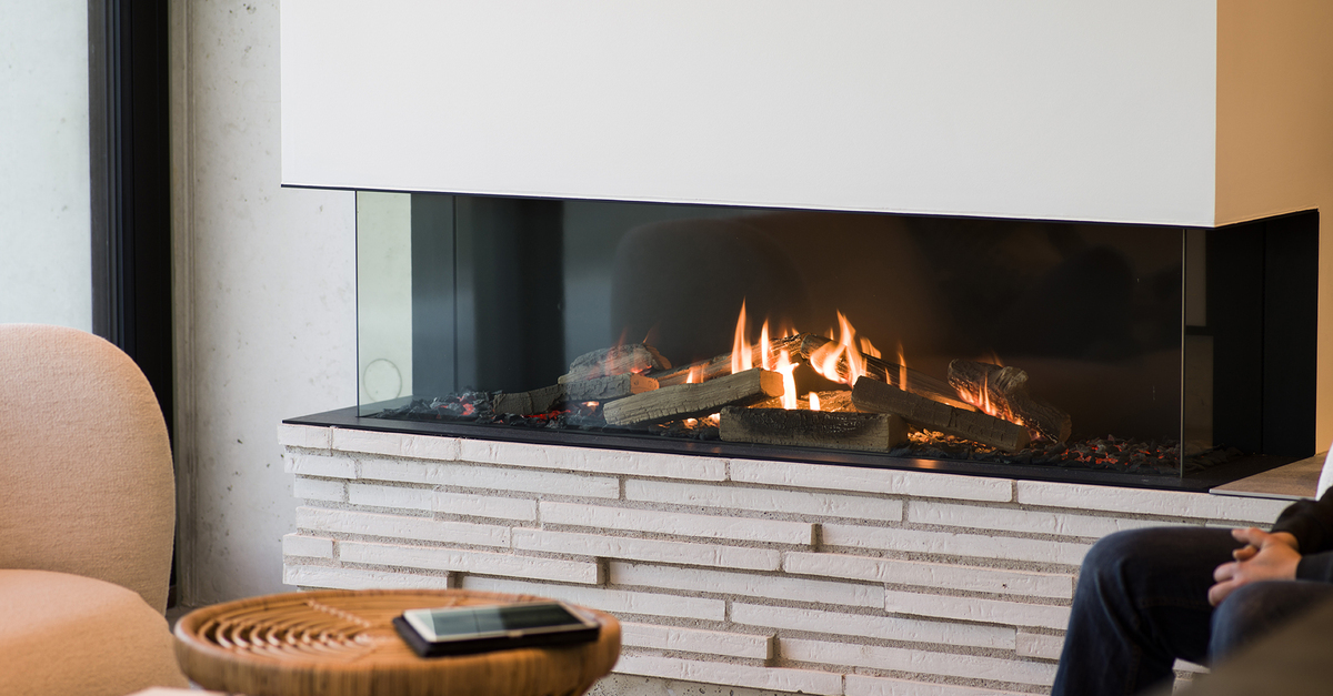 Cheminée à gaz VISIO 160 3S - les plaisirs du feu en grand format | Attika