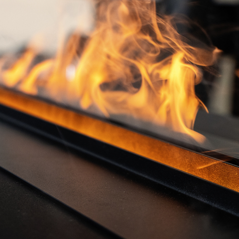 Vapore dal caminetto elettrico Hybrid Mist con LED