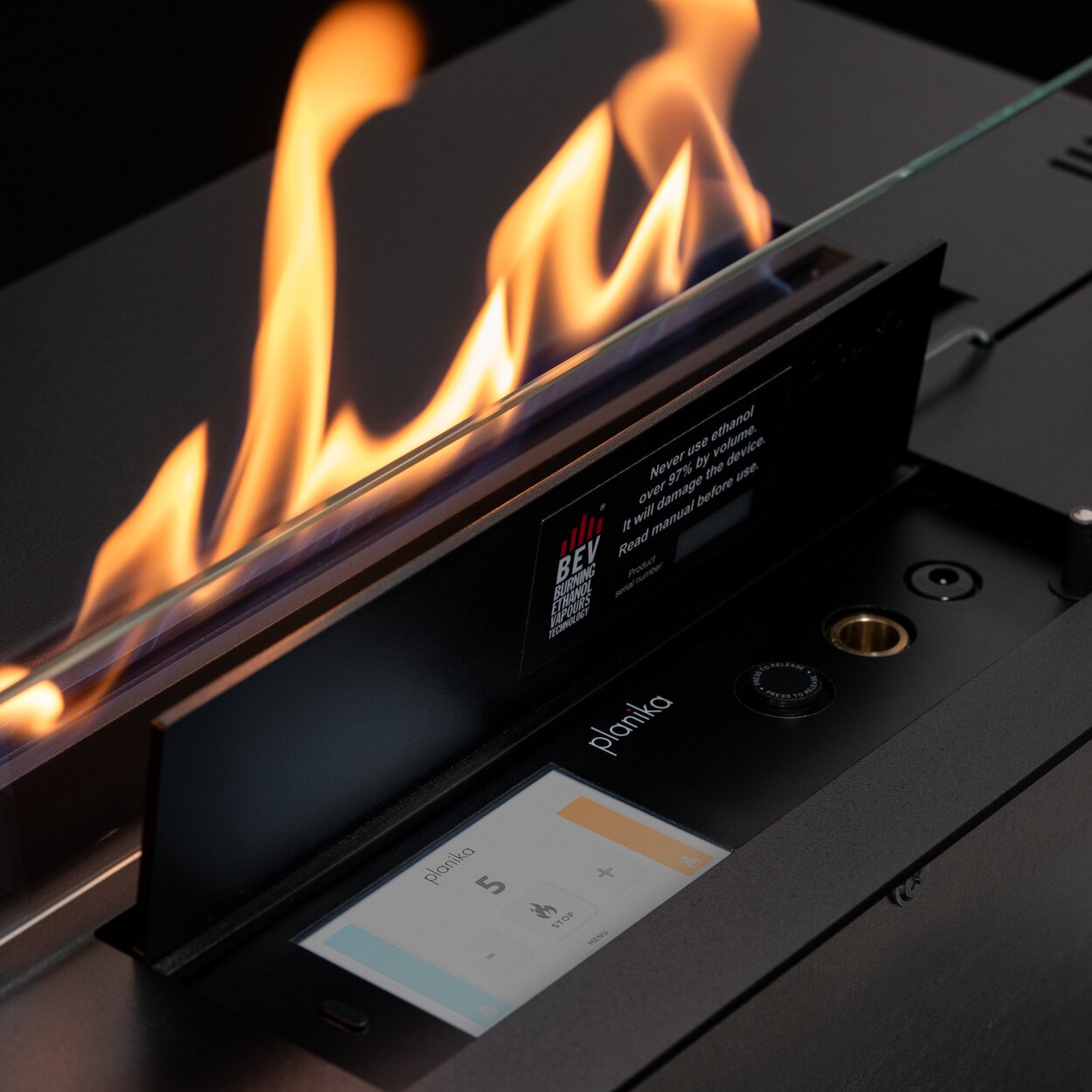 Bioethanol Feuerstelle FLA 4 mit Touchdisplay